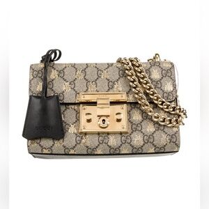 Gucci GG Supreme Padlock Bag